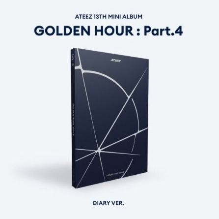 Capture d'écran 2026-02-02 112805 ATEEZ 13e mini-album - GOLDEN HOUR : Part.4 (Version Journal) CD