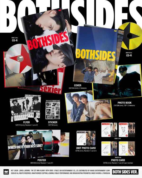 [BOTH SIDES] NCT JNJM 1er mini-album - BOTH SIDES (Version aléatoire) CD
